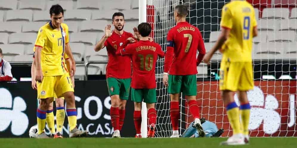 Hasil Laga Uji Coba Timnas Portugal vs Andorra